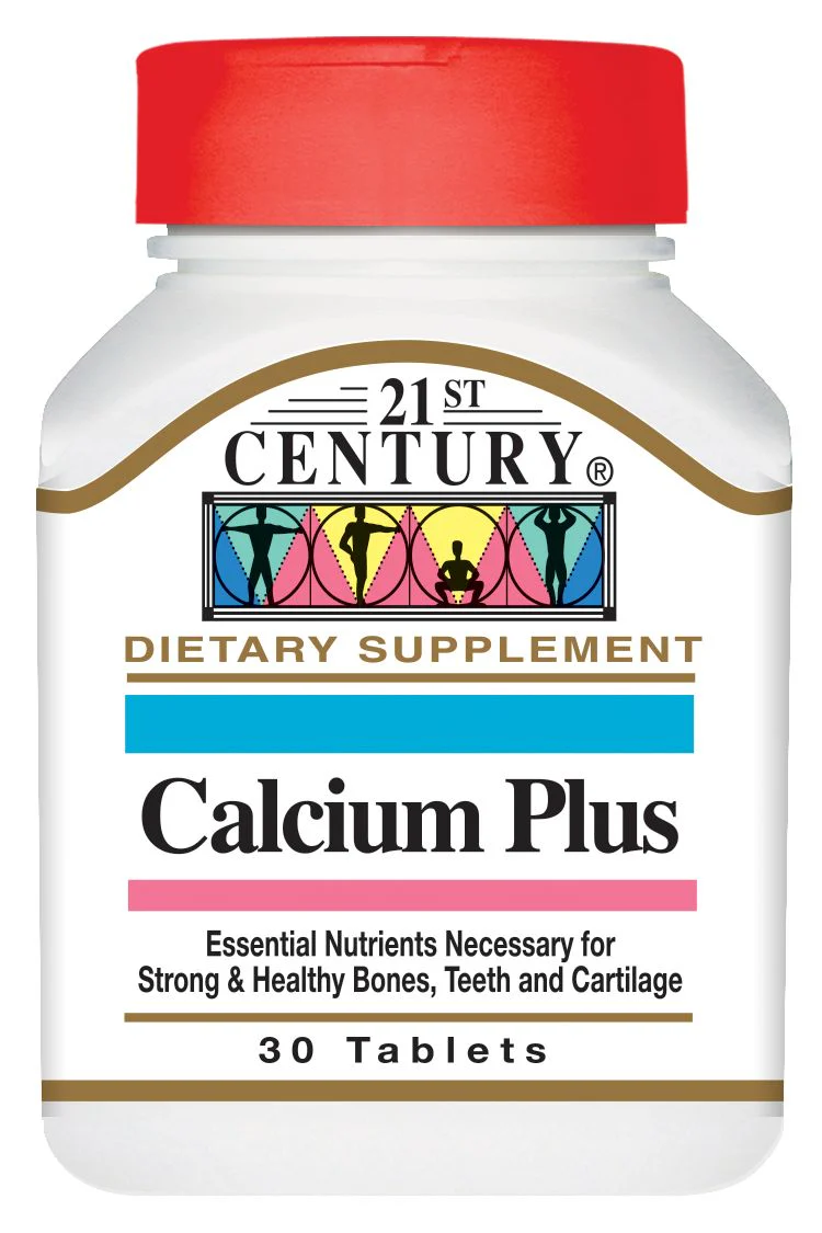 21st Century Calcium Plus 30 Tablets