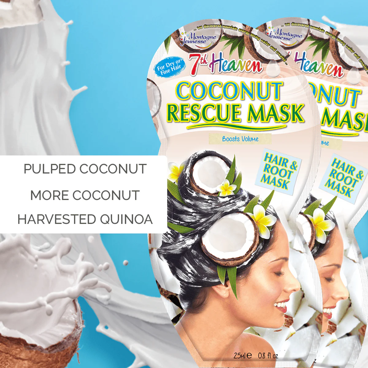 7th Heaven Coconut Protein Hair Rescue Mask - Image 3