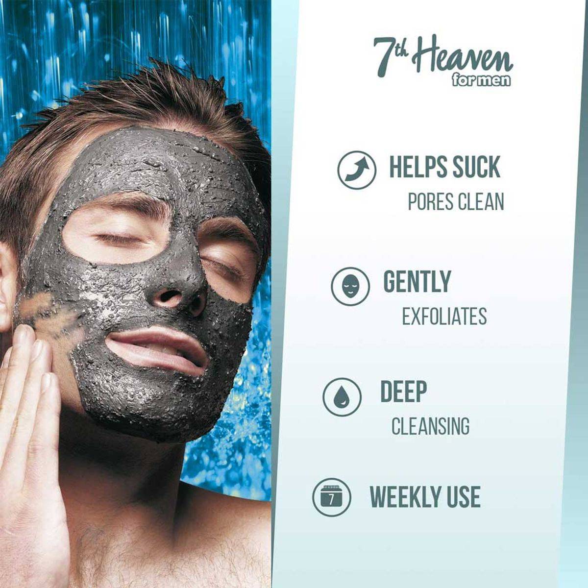 7th Heaven Men Sucking Mud Scrub - Image 2