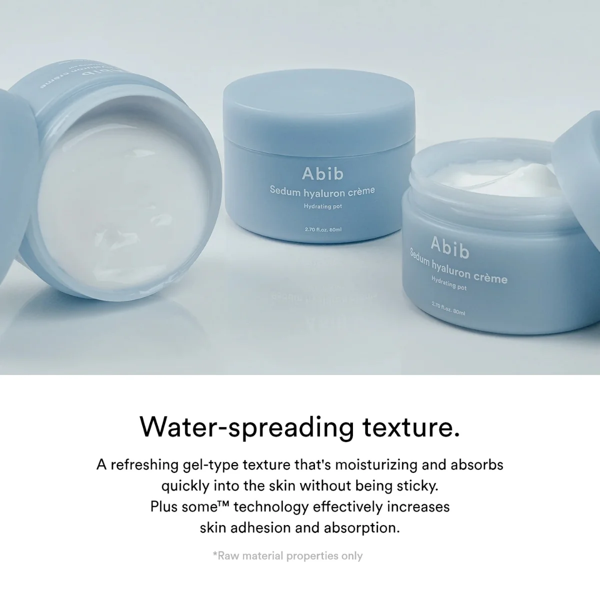 Abib Sedum Hyaluron Cream Hydrating Pot 80ml - Image 6