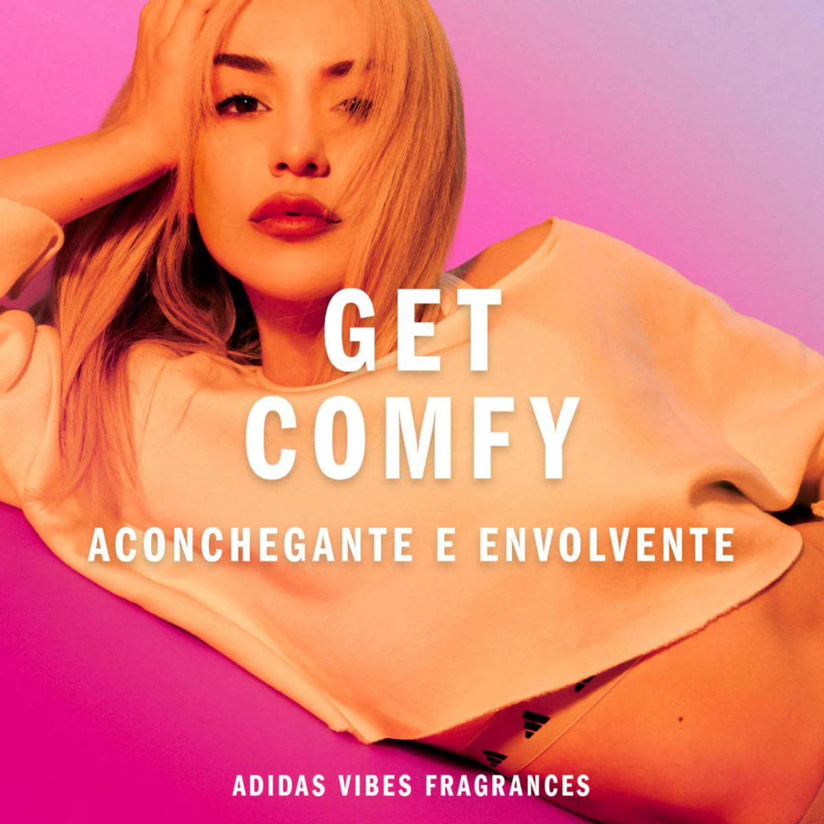 Adidas Vibes Get Comfy Eau de Parfum 100ml + Shower Gel 100ml Gift Set - Image 4