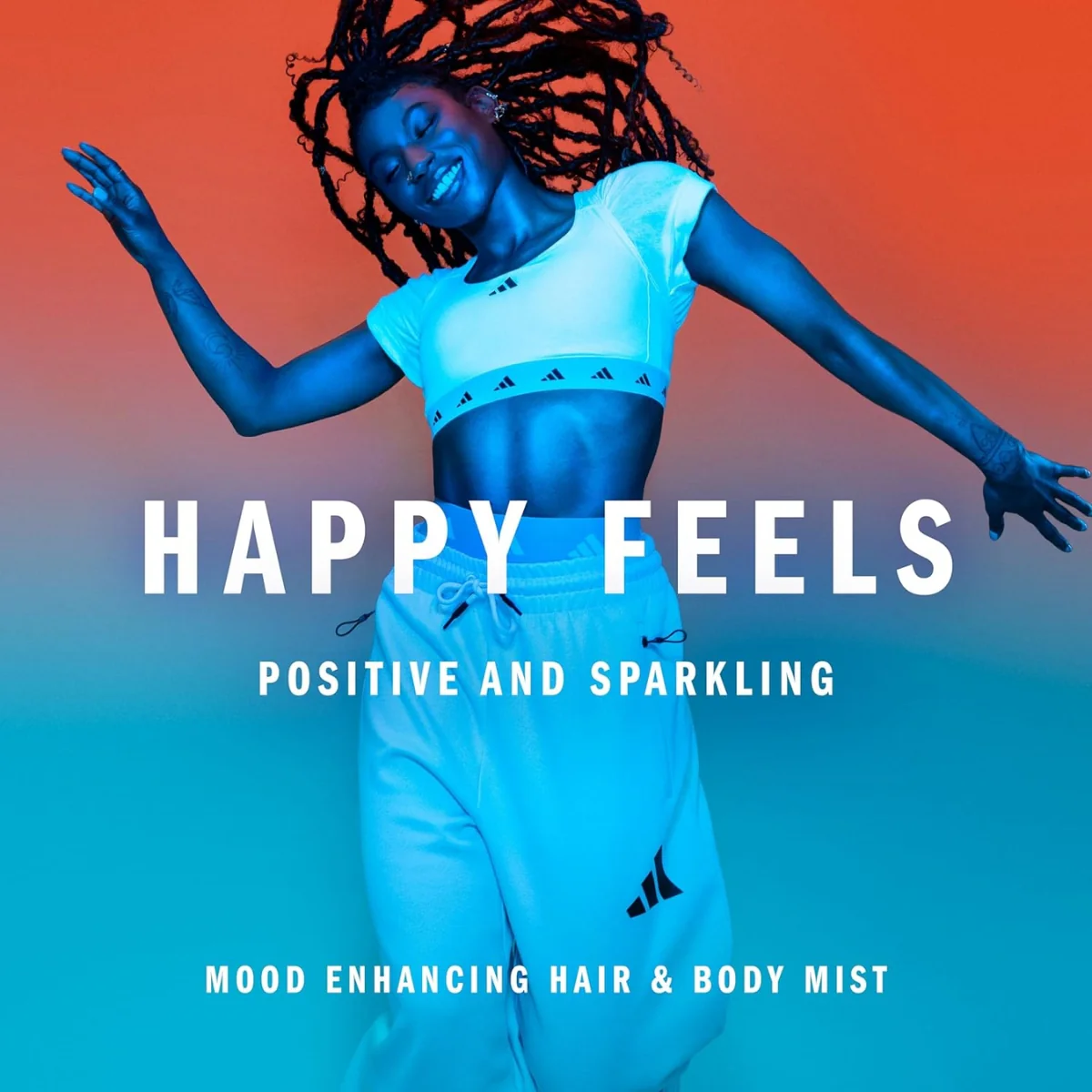 Adidas Vibes Happy Feels Hair & Body Mist Jasmine Tea & Grapefruit Zest 236ml - Image 3