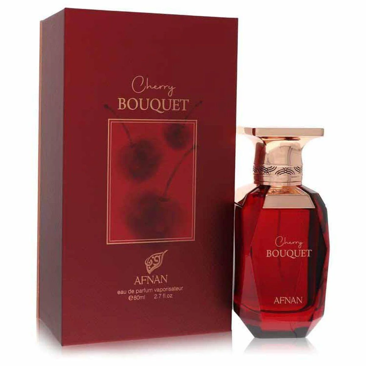 Afnan Cherry Bouquet Eau de Parfum 80ml - Image 2