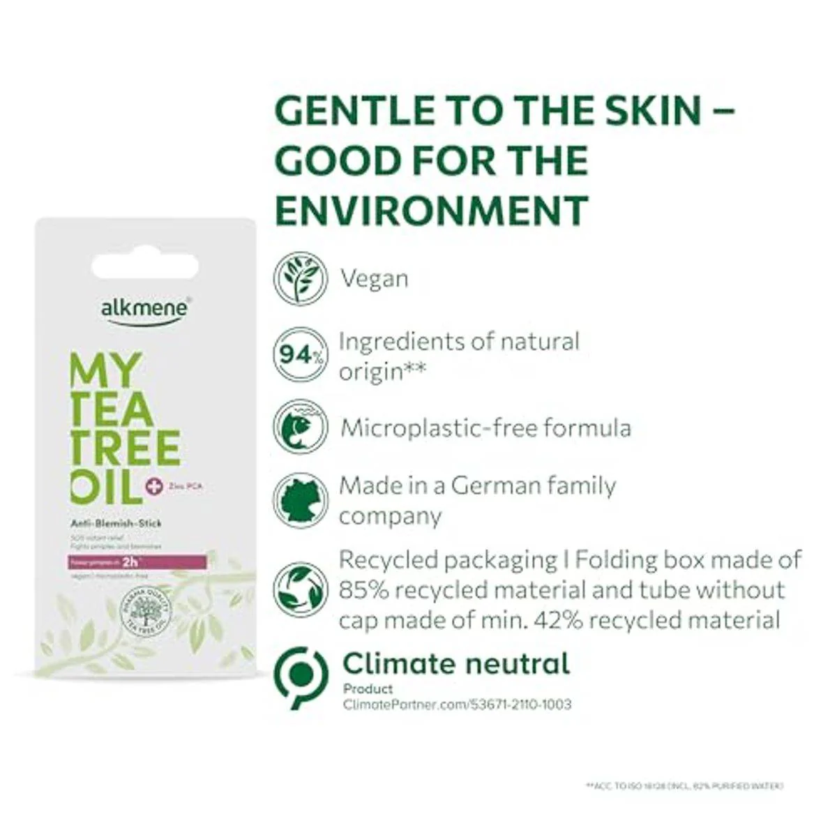Alkmene Tea Tree Anti Blemish Stick 15ml - Image 4