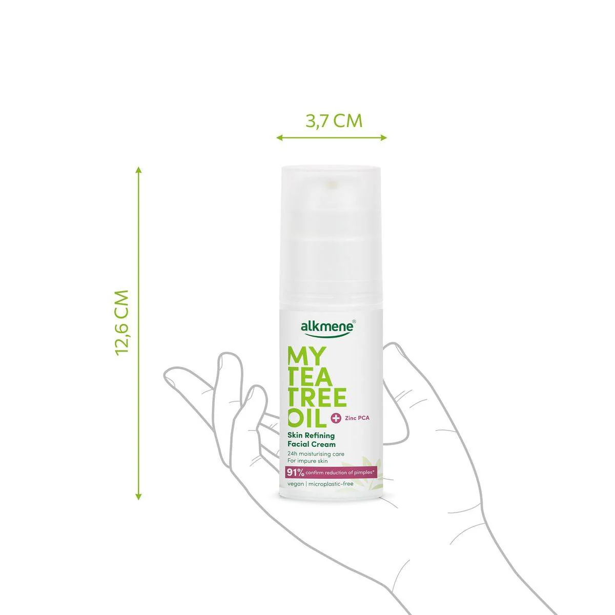 Alkmene Tea Tree Face Cream 50ml - Image 5