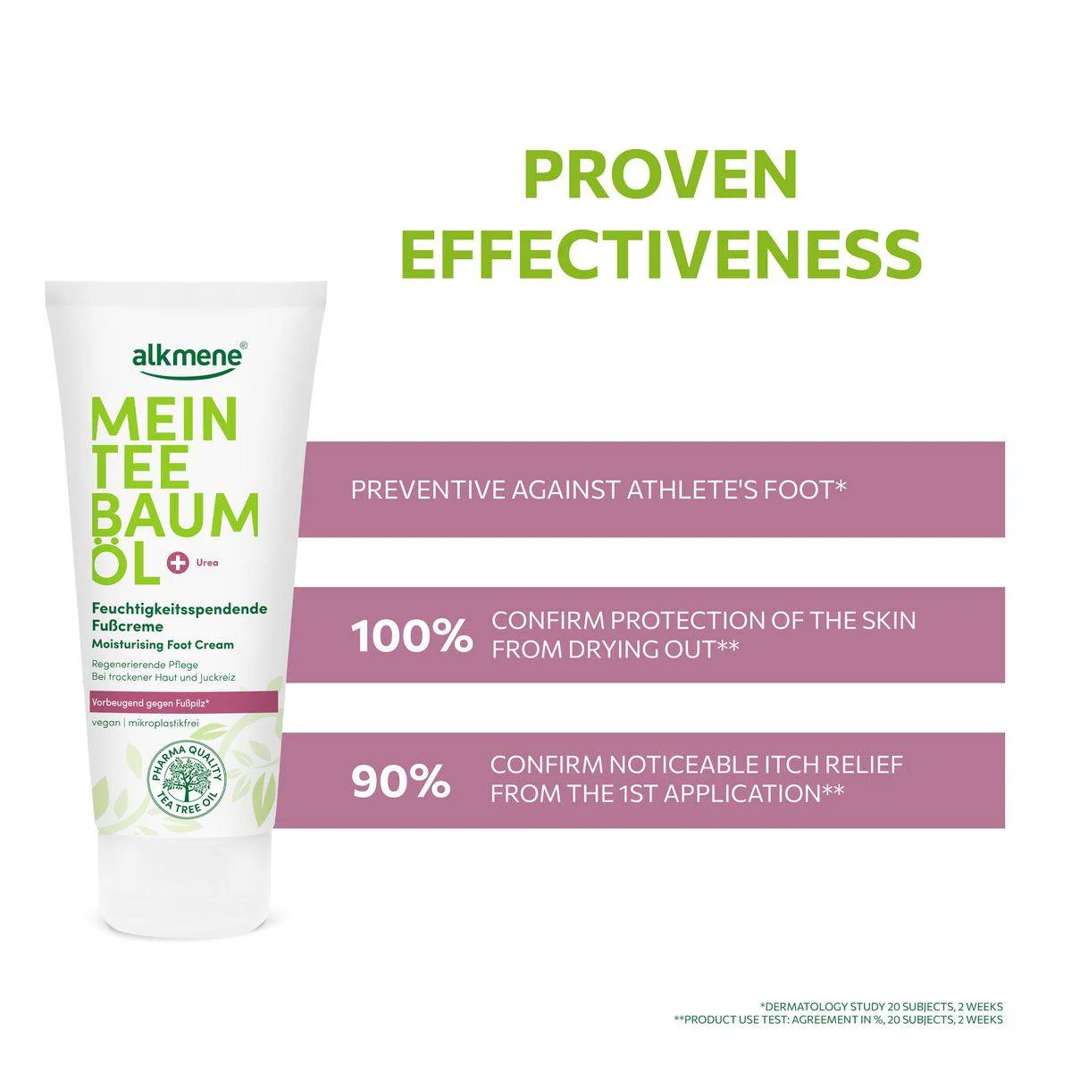 Alkmene Tea Tree Foot Cream 100ml - Image 3