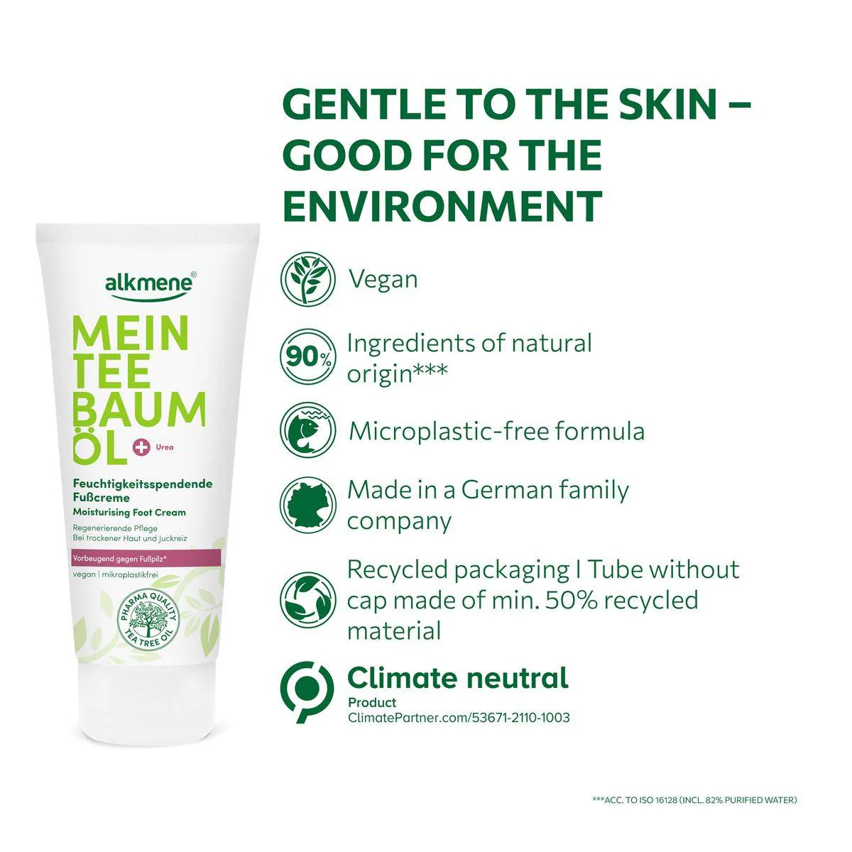 Alkmene Tea Tree Foot Cream 100ml - Image 4