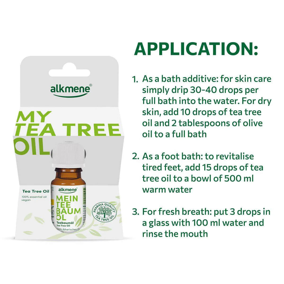 Alkmene Tea Tree Oil 10ml - Image 5