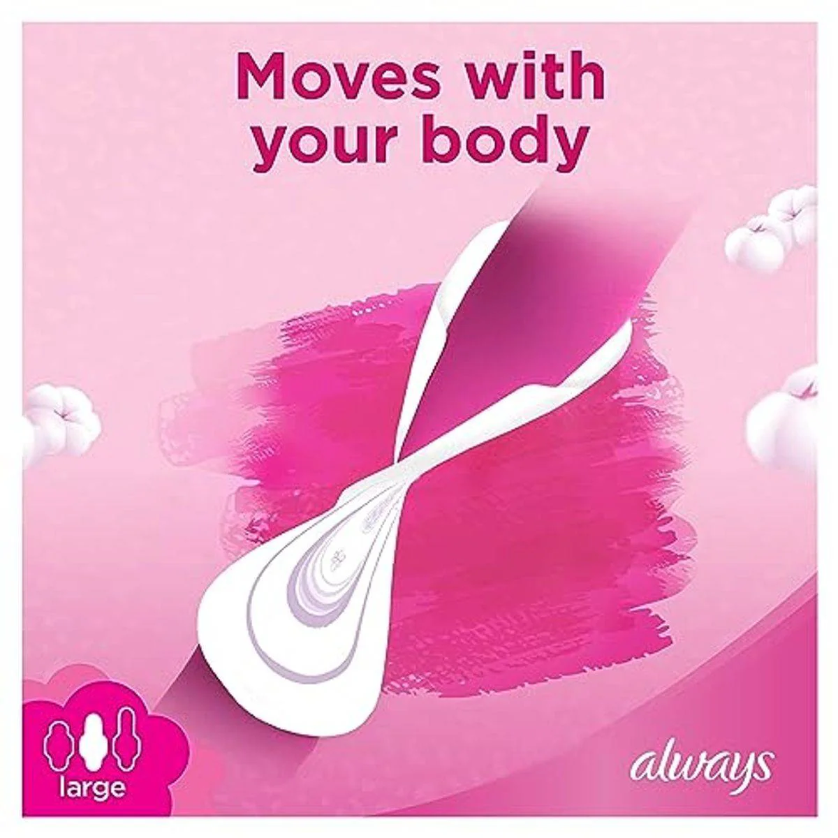 Always Cotton Ultra Thin Large 16 Count - Image 5