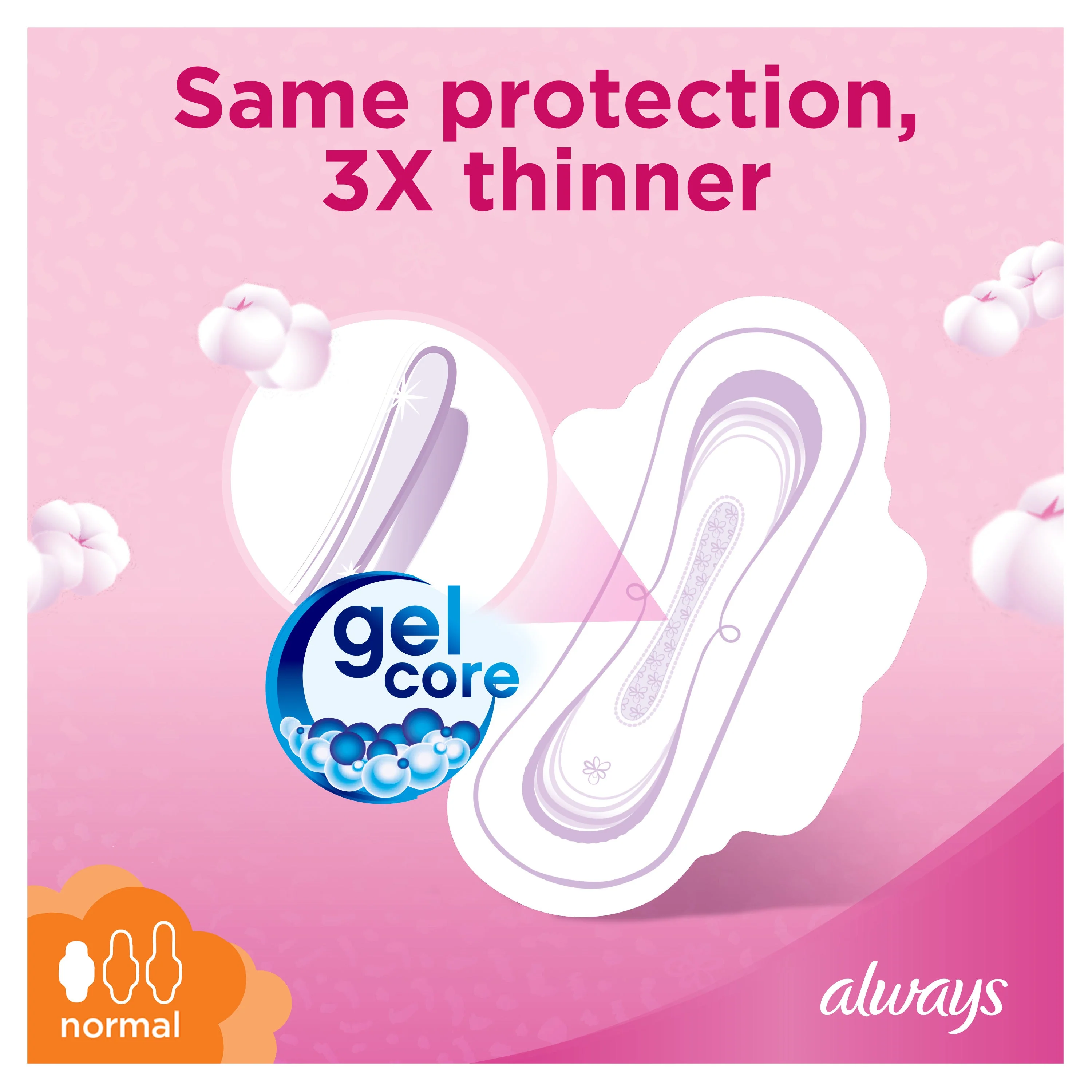 Always Cotton Ultra Thin Normal 20 Count - Image 4