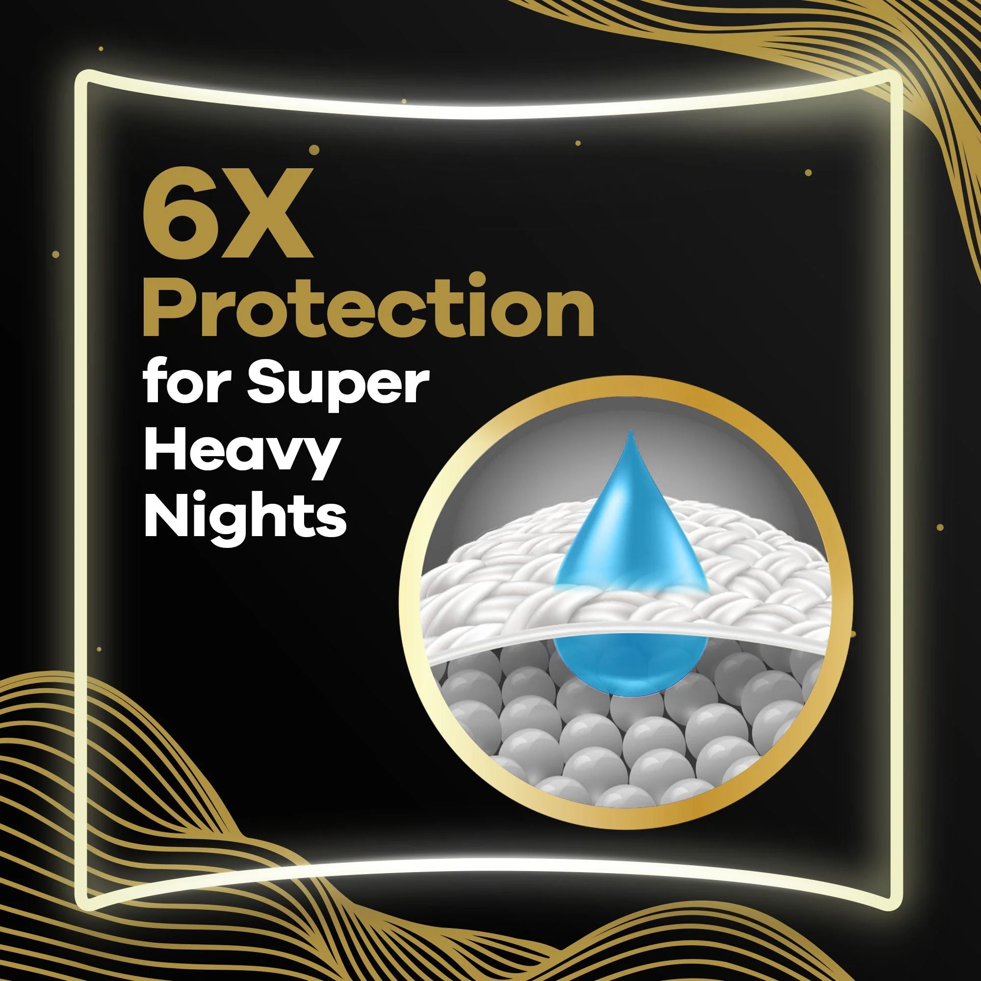 Always Sanitary Pads Maxi Thick Night+ 20 Count - Image 3