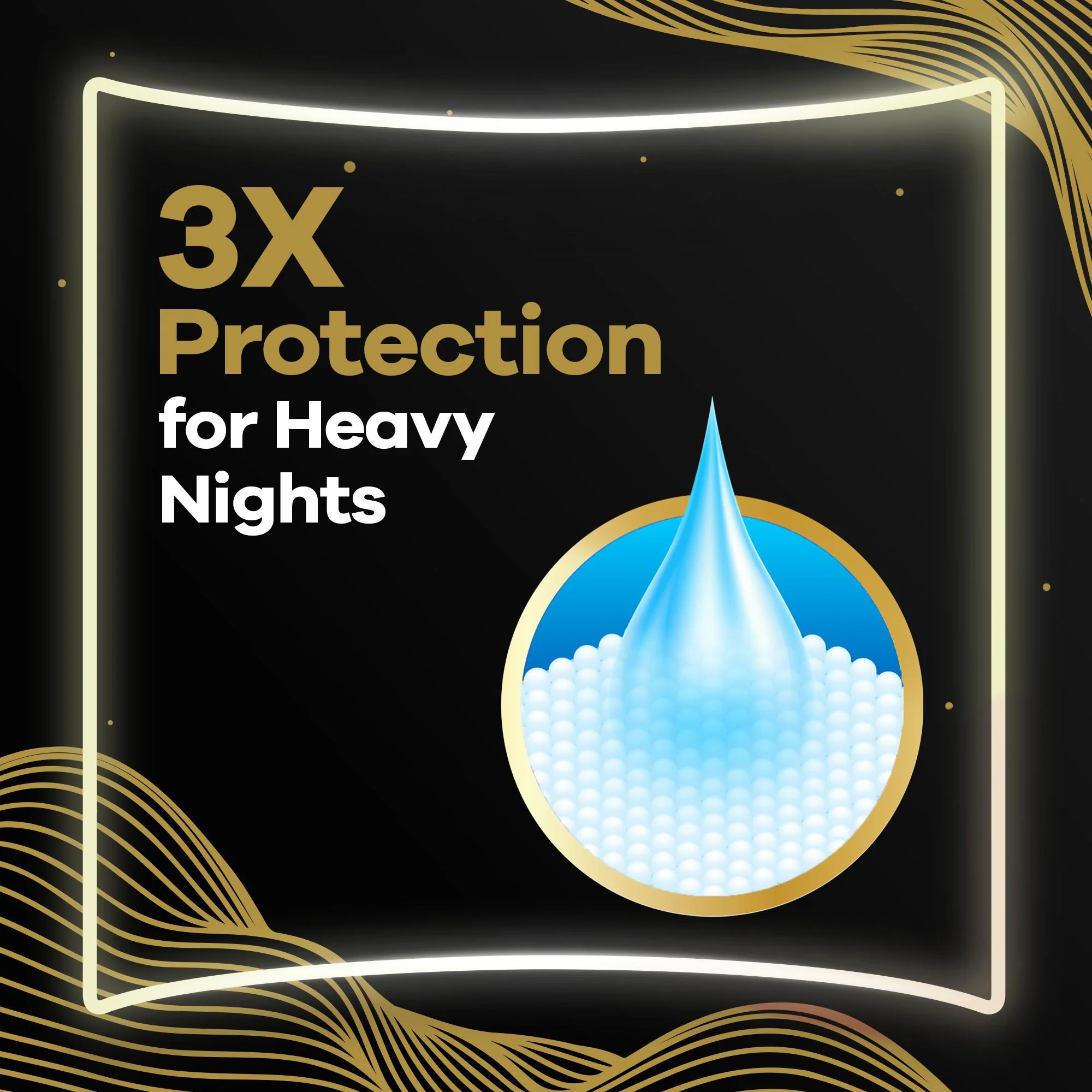 Always Sanitary Pads Maxi Thick Night 8 Count - Image 2