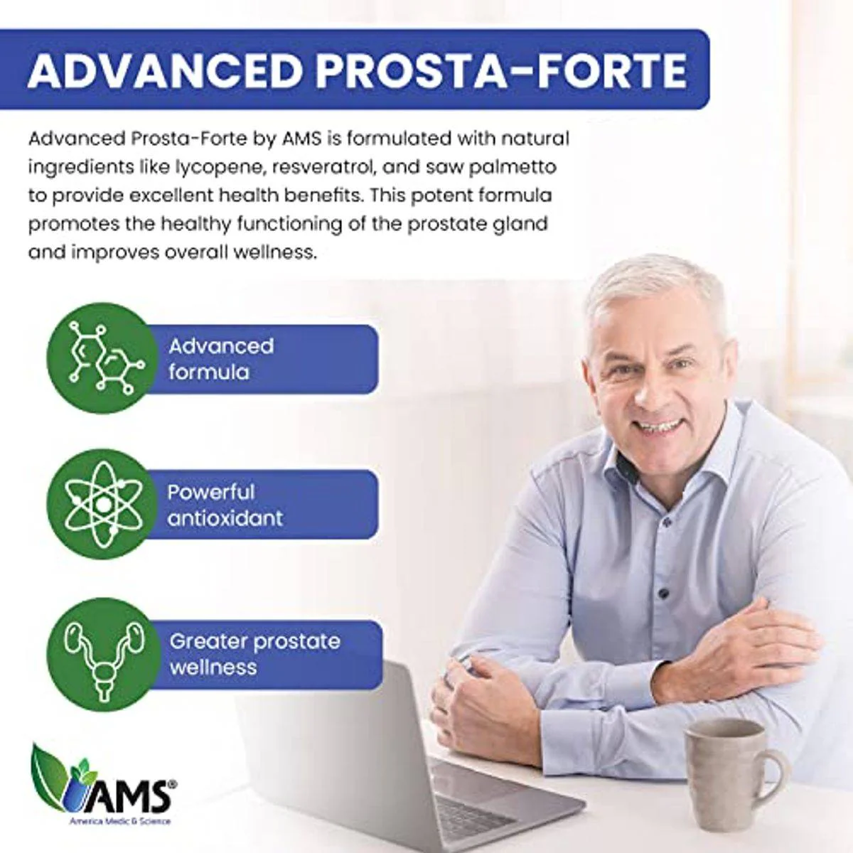 AMS Advanced Prosta Forte 90 Capsules - Image 4