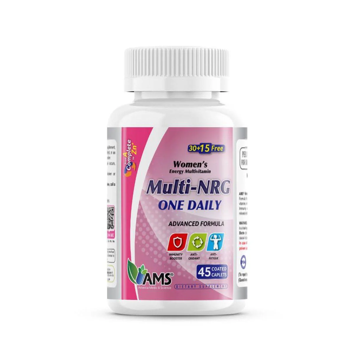 AMS Multi NRG Women 45 Coated Caplets