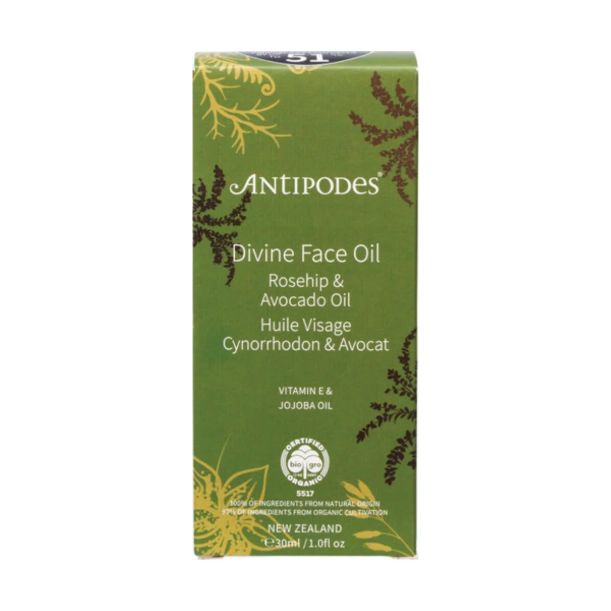 Antipodes Divine Face Oil Rosehip & Avocado 30ml - Image 3