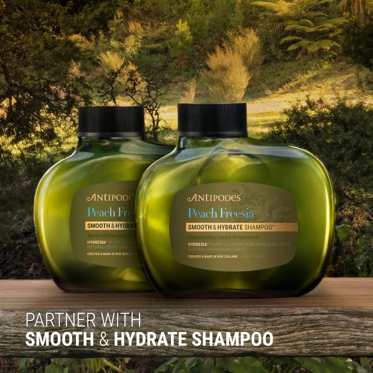 Antipodes Peach Freesia Smooth & Hydrate Conditioner 340ml - Image 3