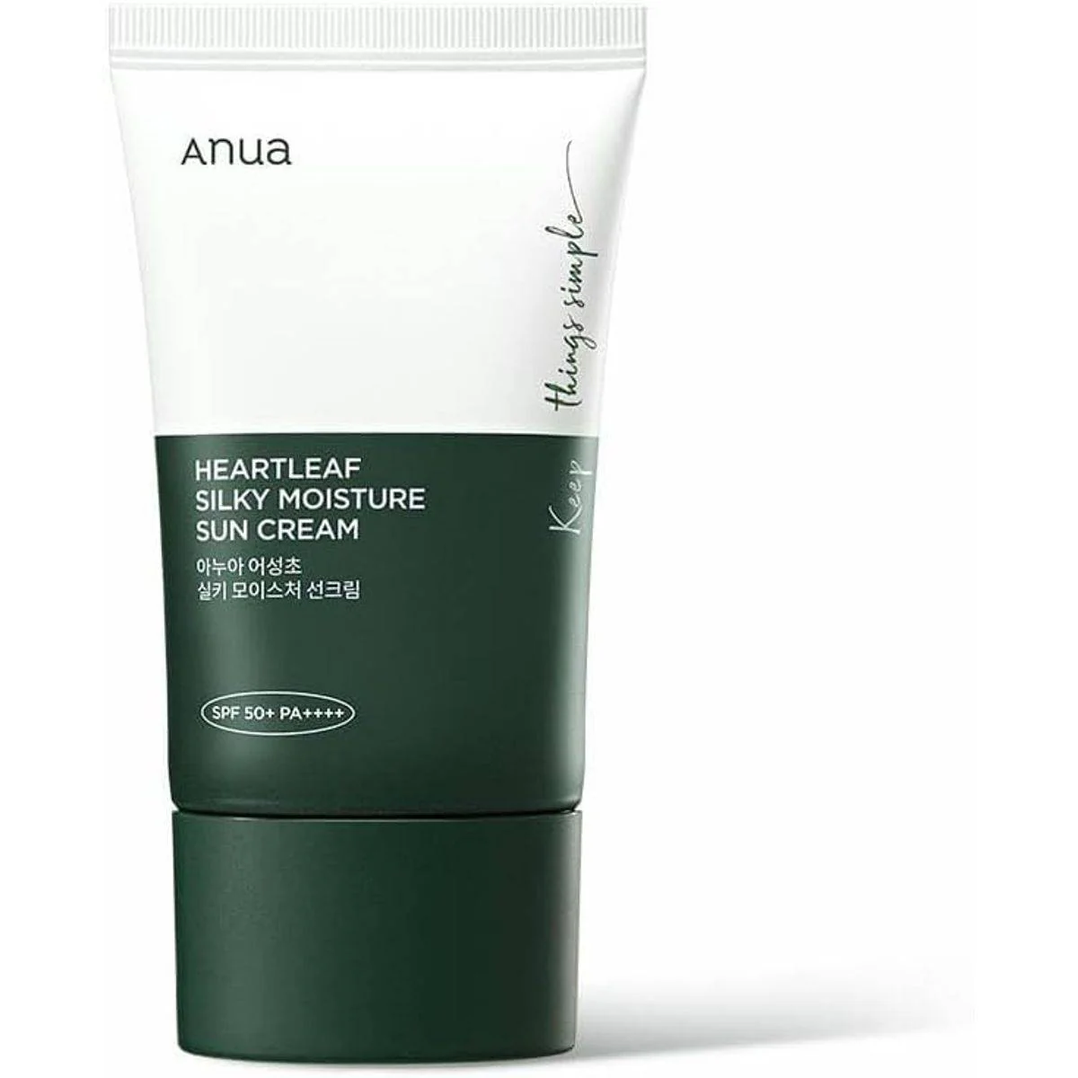 Anua Heartleaf Silky Moisture Sun Cream SPF50+ 50ml - Image 2