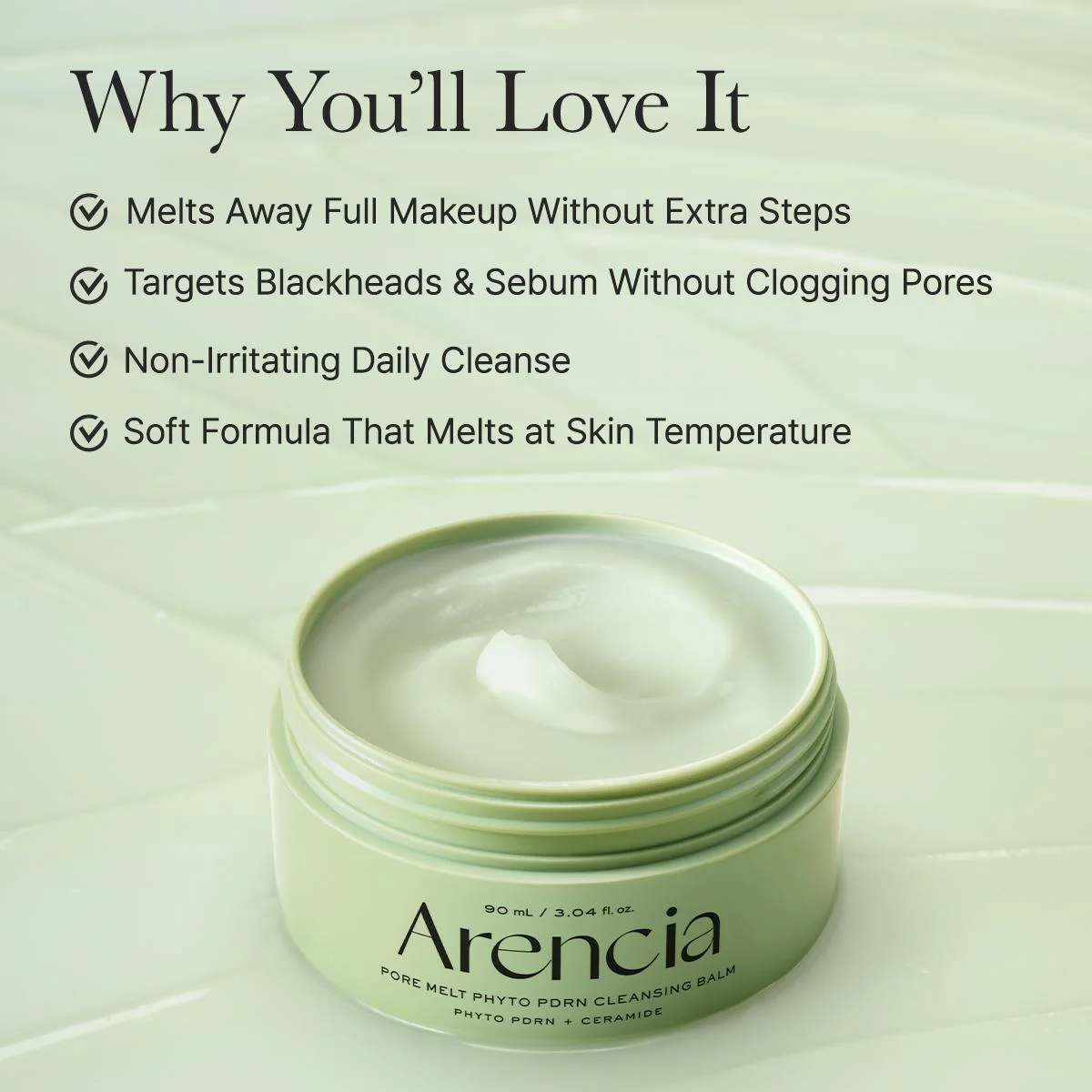 Arencia PDRN Pore Melt Phyto Cleansing Balm 90ml - Image 3