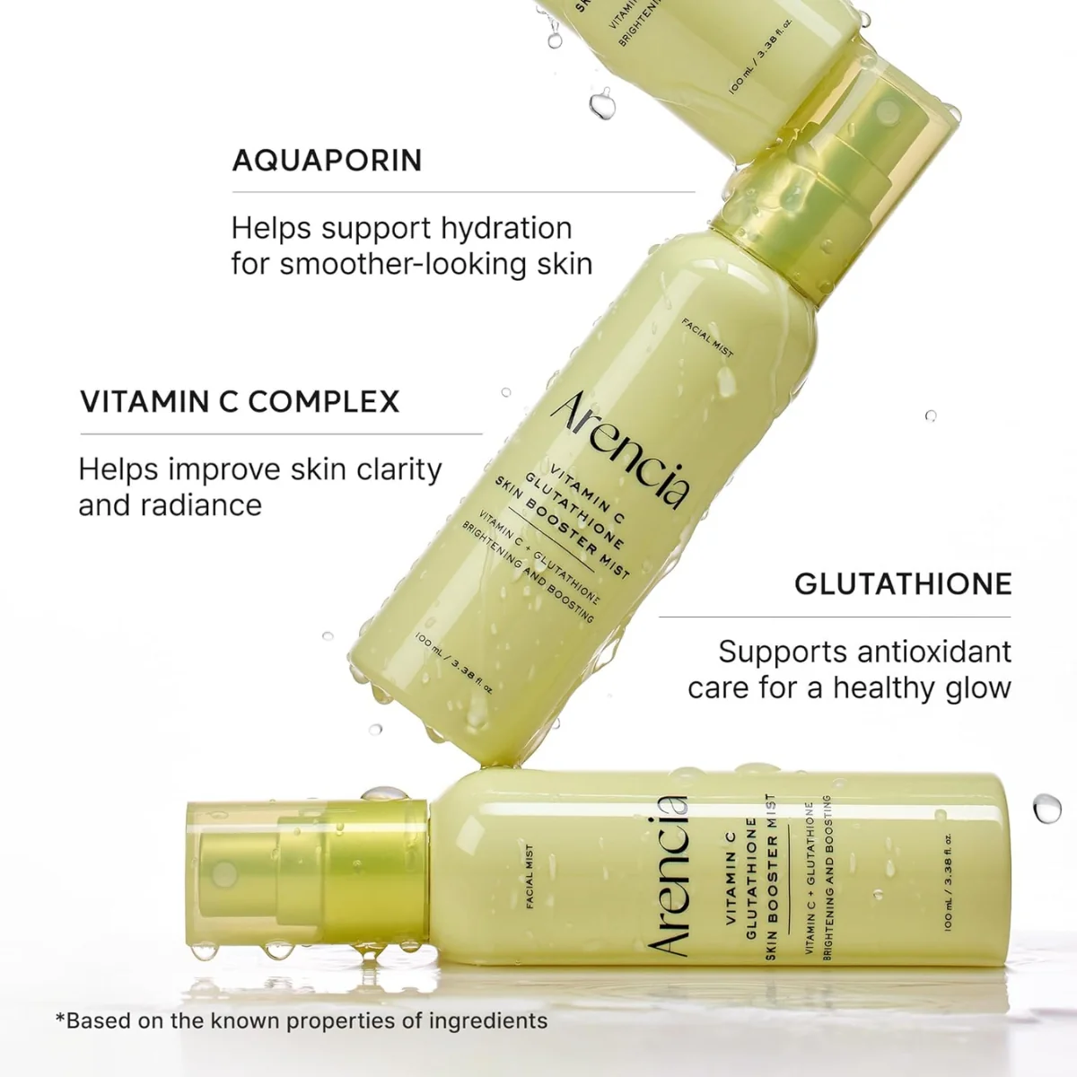 Arencia Vitamin C Glutathione Skin Booster Mist 100ml - Image 5