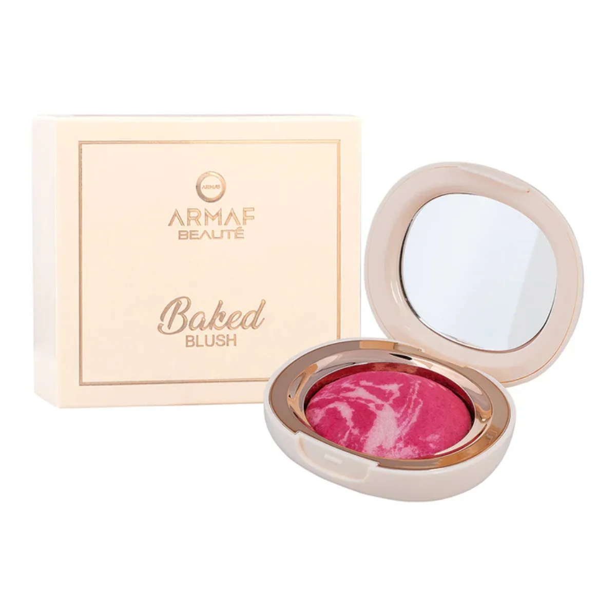 Armaf Beaute Baked Blush Rosy Veil 5.7g - Image 2