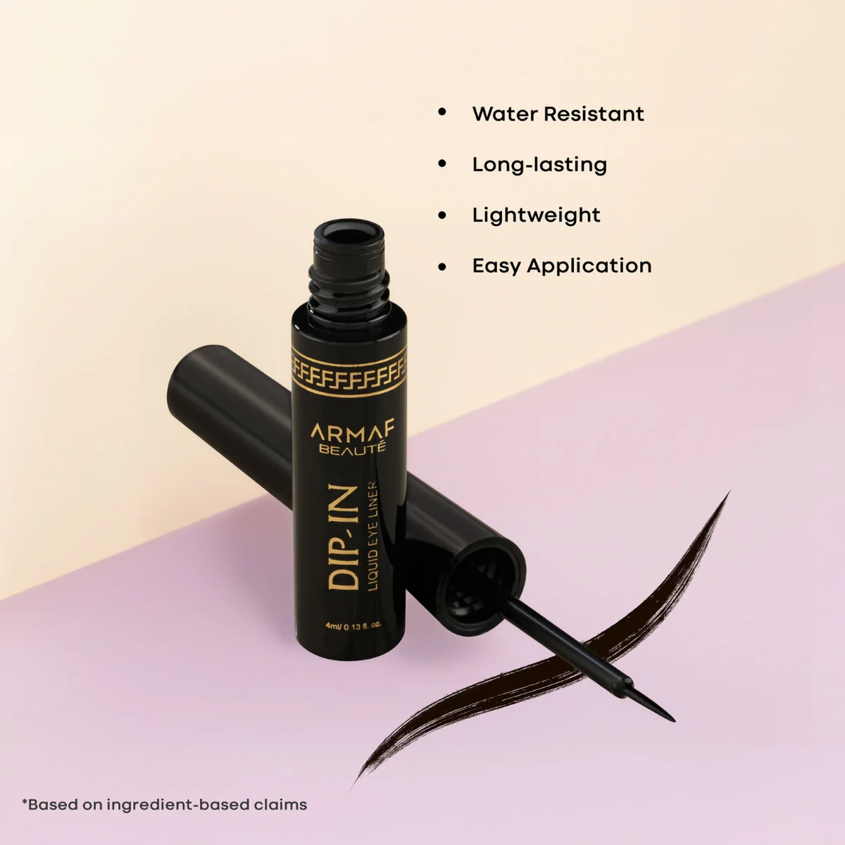 Armaf Beaute Dip In Liq Eyeliner 01 Night 4ml - Image 4