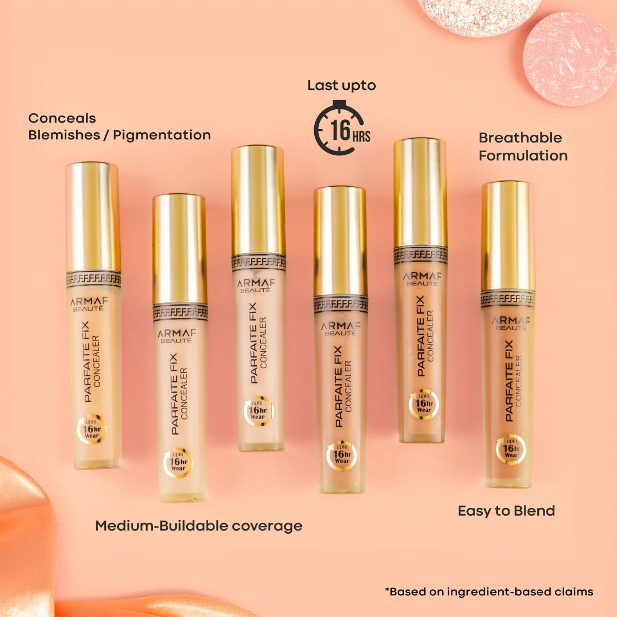 Armaf Beaute Parfaite Fix Concealer 01 Fair 5.8g - Image 4