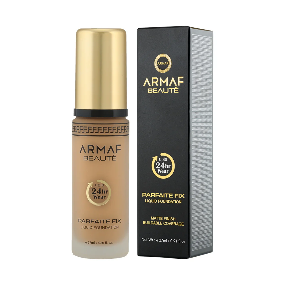Armaf Beaute Parfaite Fix Liquid Foundation 06 Sand 27ml - Image 2