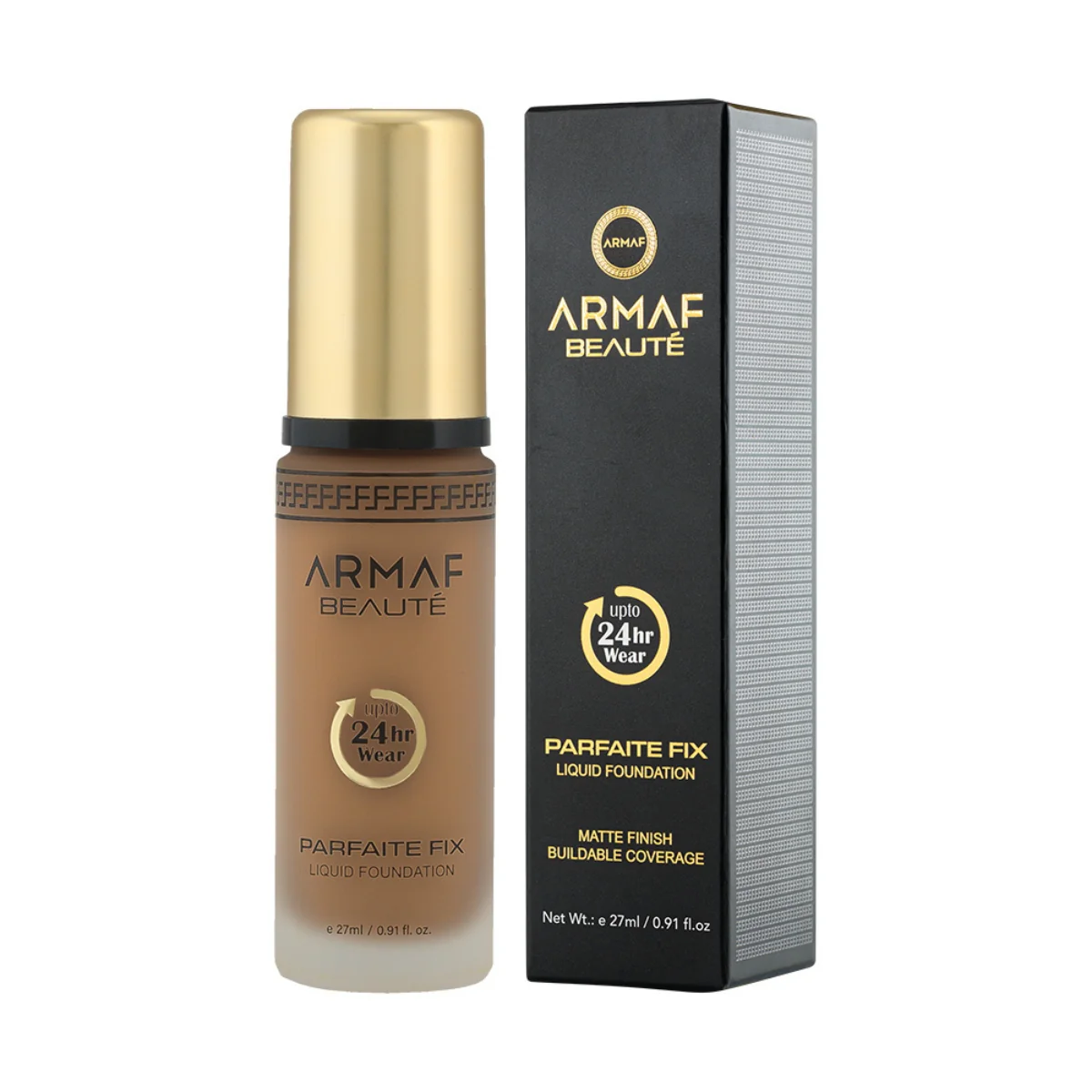 Armaf Beaute Parfaite Fix Liquid Foundation 08 Tan 27ml - Image 2