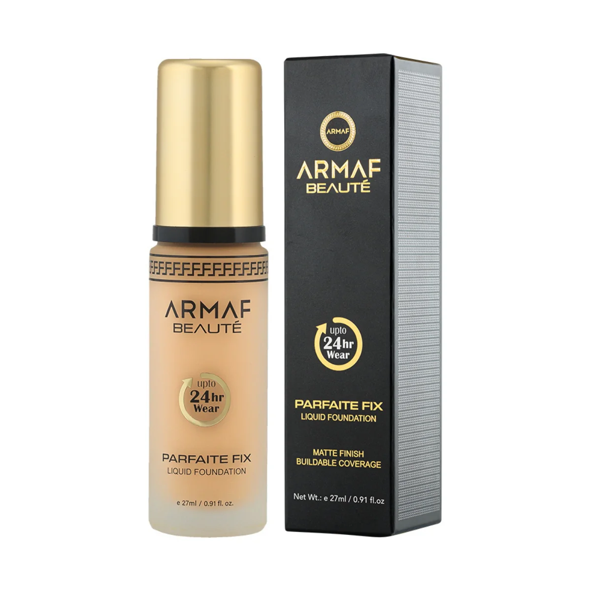 Armaf Beaute Parfaite Fix Liquid Foundation Warm 05 Beige 27ml - Image 2
