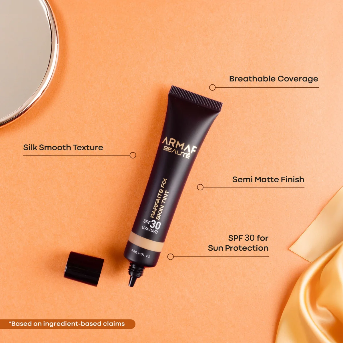 Armaf Beaute Parfaite Fix Skin Tint Warm 04 Beige 5.8g - Image 3