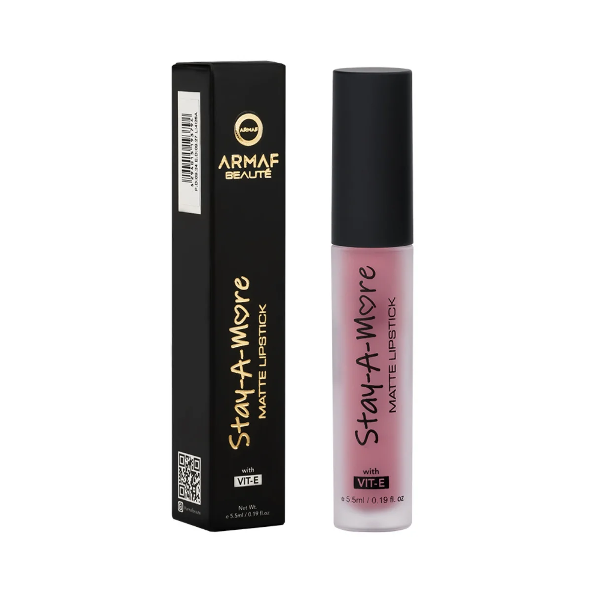 Armaf Beaute Stay A More Matte Liquid Lipstick 02 Heather 5.5ml - Image 3