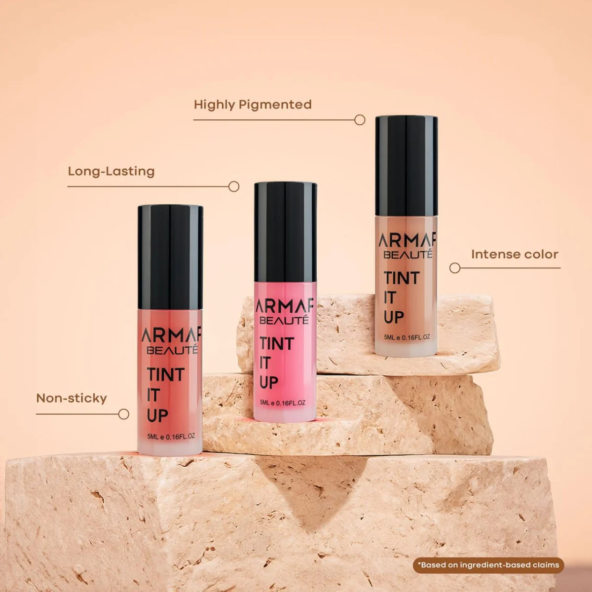 Armaf Beaute Tint It Up Lip & Cheek Tint 05 Ginger 5ml - Image 5