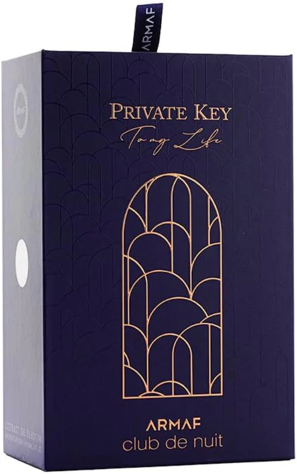 Armaf Club De Nuit Private Key to My Life Parfum 100ml - Image 3