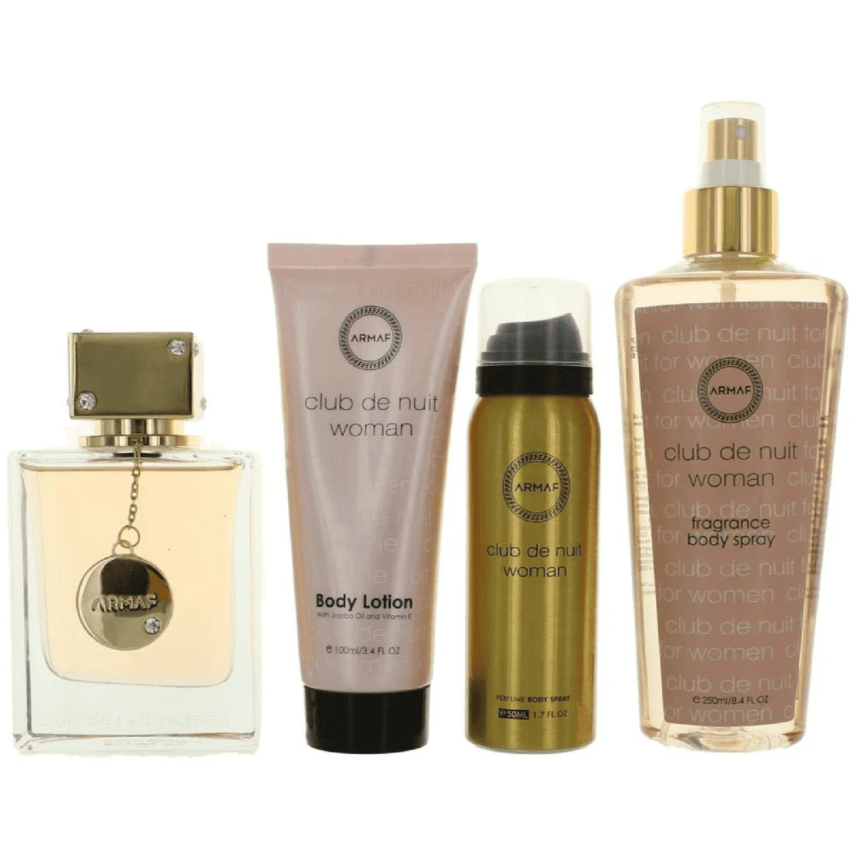 Armaf Club De Nuit Woman Eau de Toilette 105ml + Deo 50ml + Body Lotion 100ml + Body Splash 250ml Gift Set