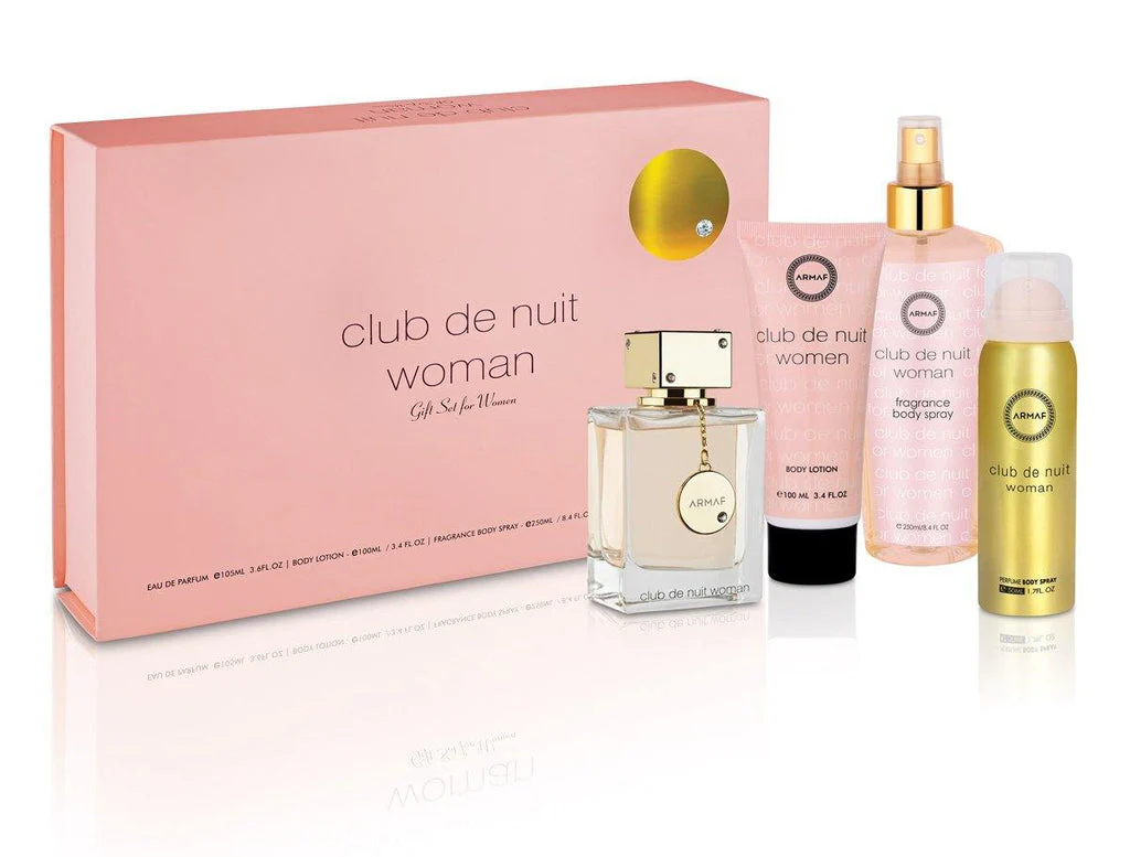 Armaf Club De Nuit Woman Eau de Toilette 105ml + Deo 50ml + Body Lotion 100ml + Body Splash 250ml Gift Set - Image 2