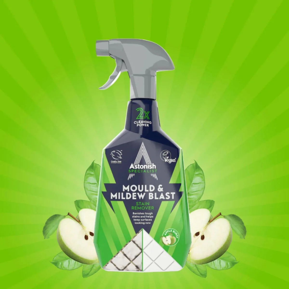 Astonish Specialist Mould & Mildew Blast Stain Remover Spray 750ml - Image 2