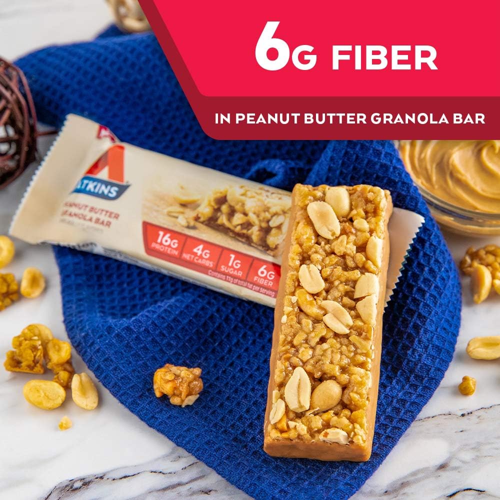 Atkins Meal Protein Bar Peanut Butter Granola Bar 48g - Image 4