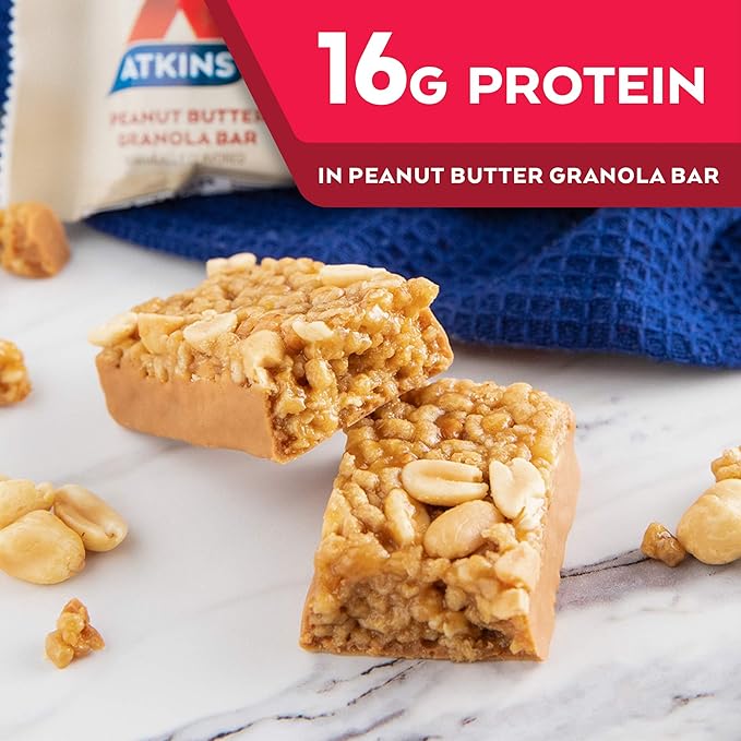 Atkins Meal Protein Bar Peanut Butter Granola Bar 48g - Image 5