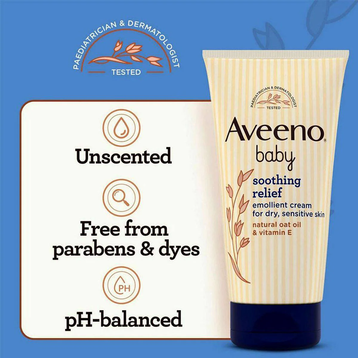 Aveeno Baby Soothing Relief Cream 150ml - Image 3