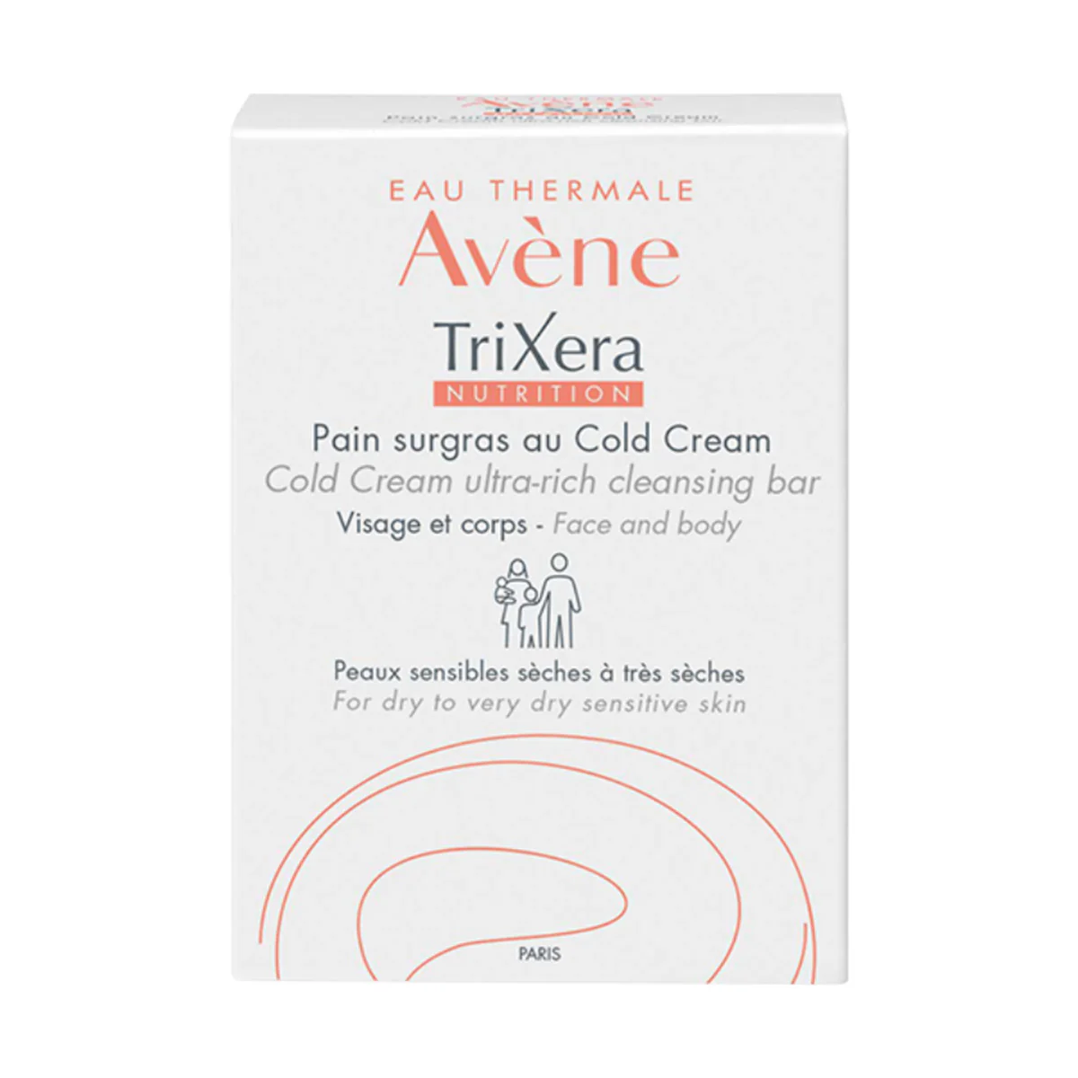 Avene Trixera Nutrition Cold Cream Bar 100g