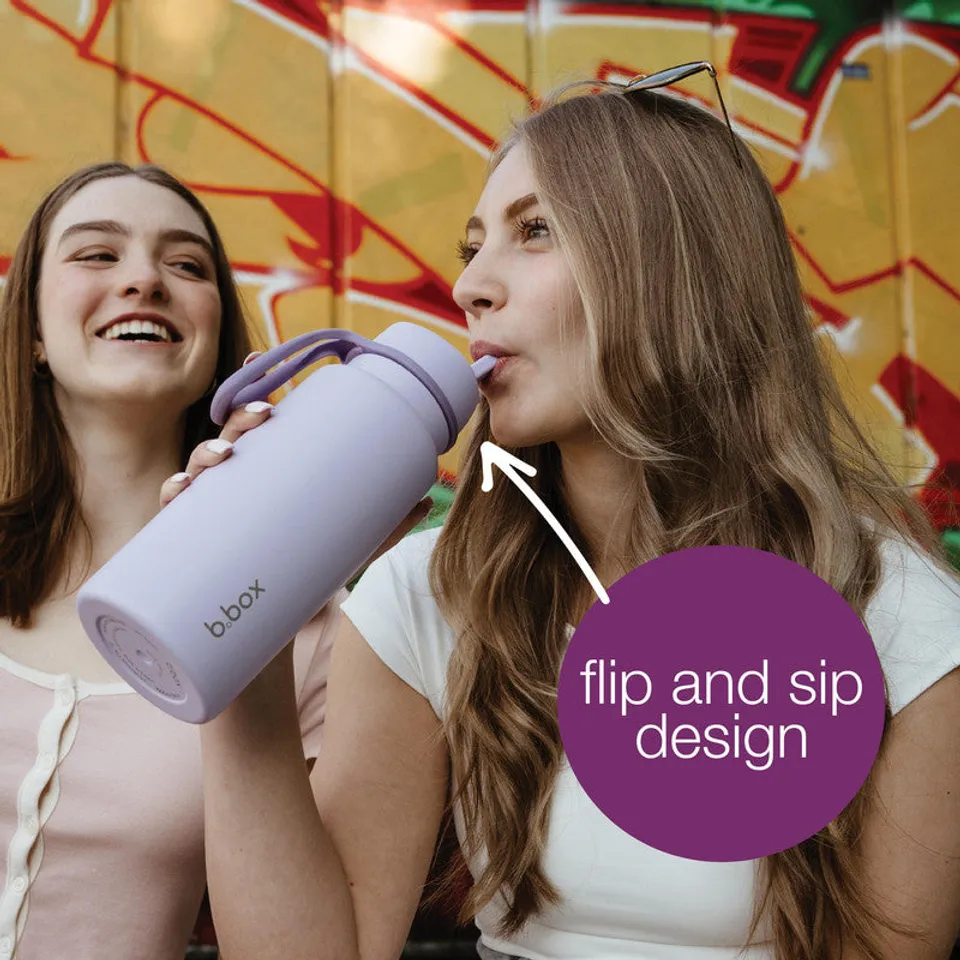 B.Box Hydratio Insulated Flip Top Bottle Berry Smoothie 1L - Image 5