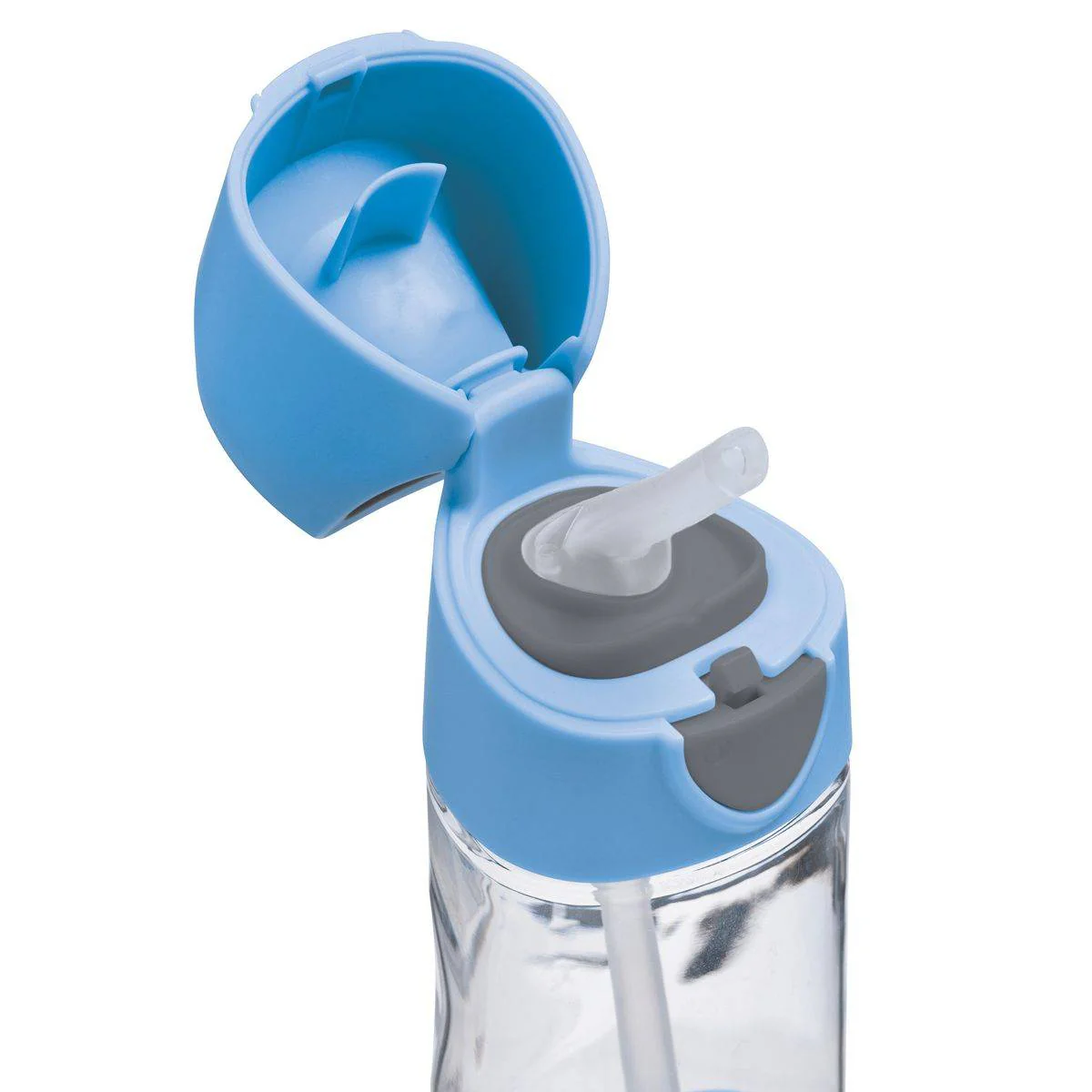 B.Box Hydratio Tritan Drink Bottle Blue Slate 450ml - Image 2