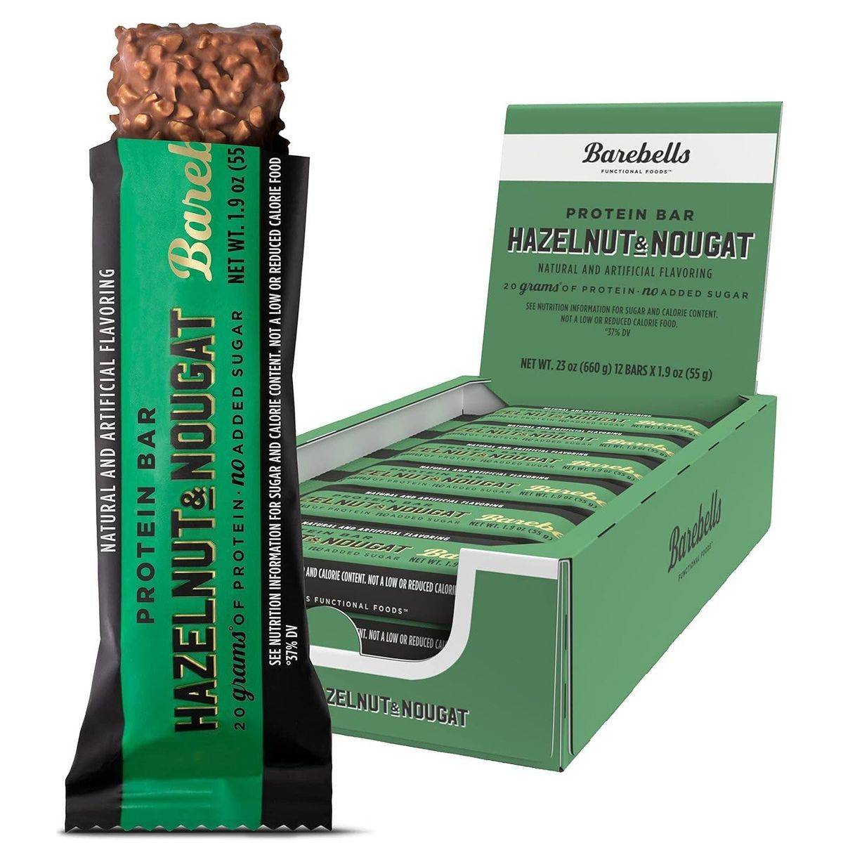 Barebells Hazelnut Nougat Protein Bar 55g - Image 5