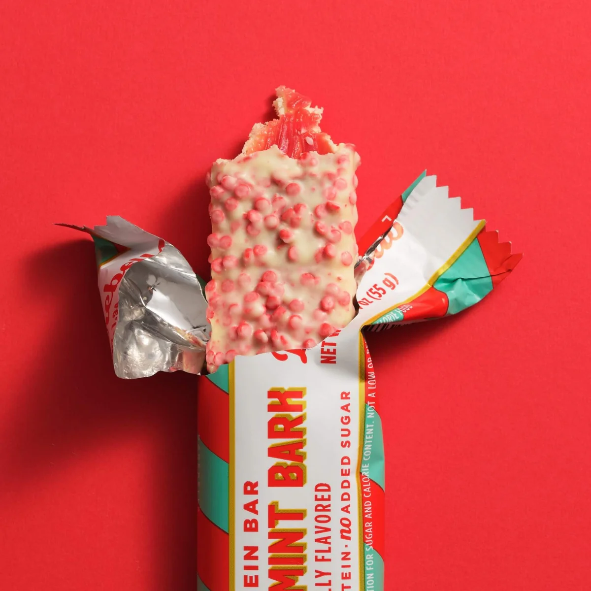 Barebells Peppermint Bark Protein Bar 55g - Image 3