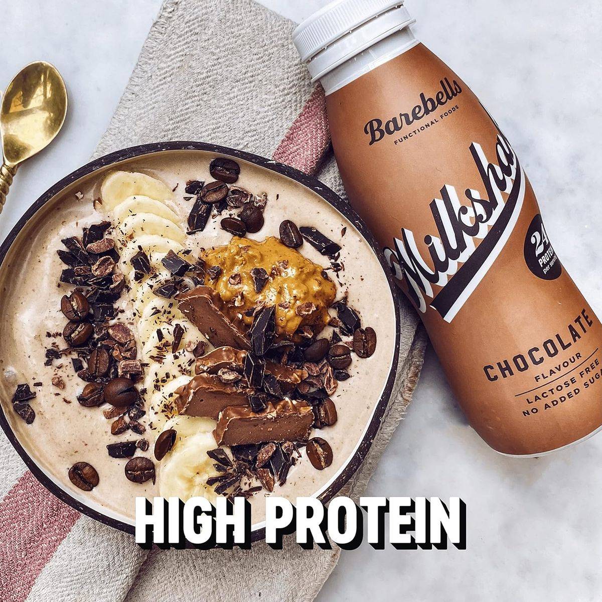 Barebells Protein Milkshake Chocolate 330ml - Image 5