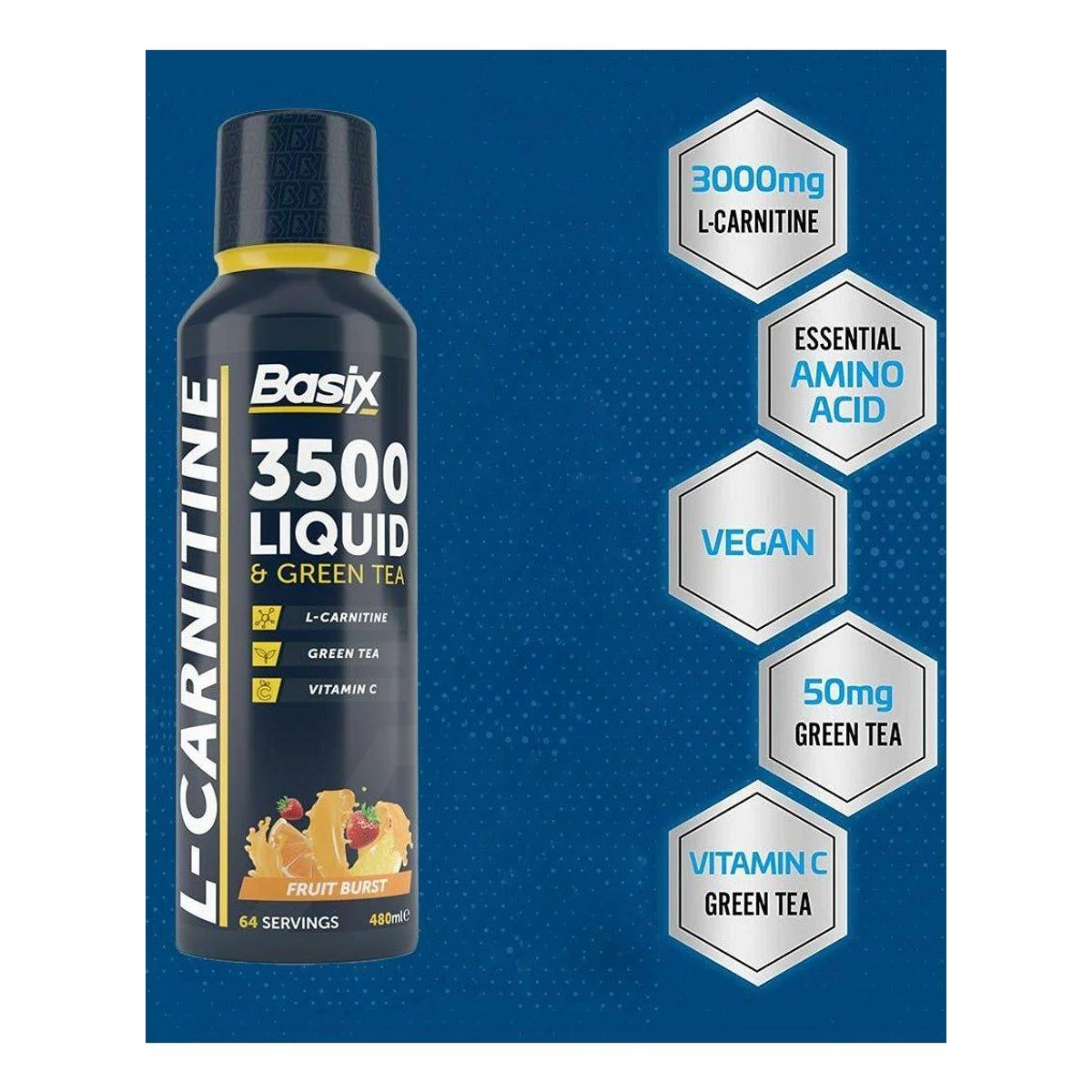 Basix 3500 Liquid Fruit Burst 480ml - Image 5