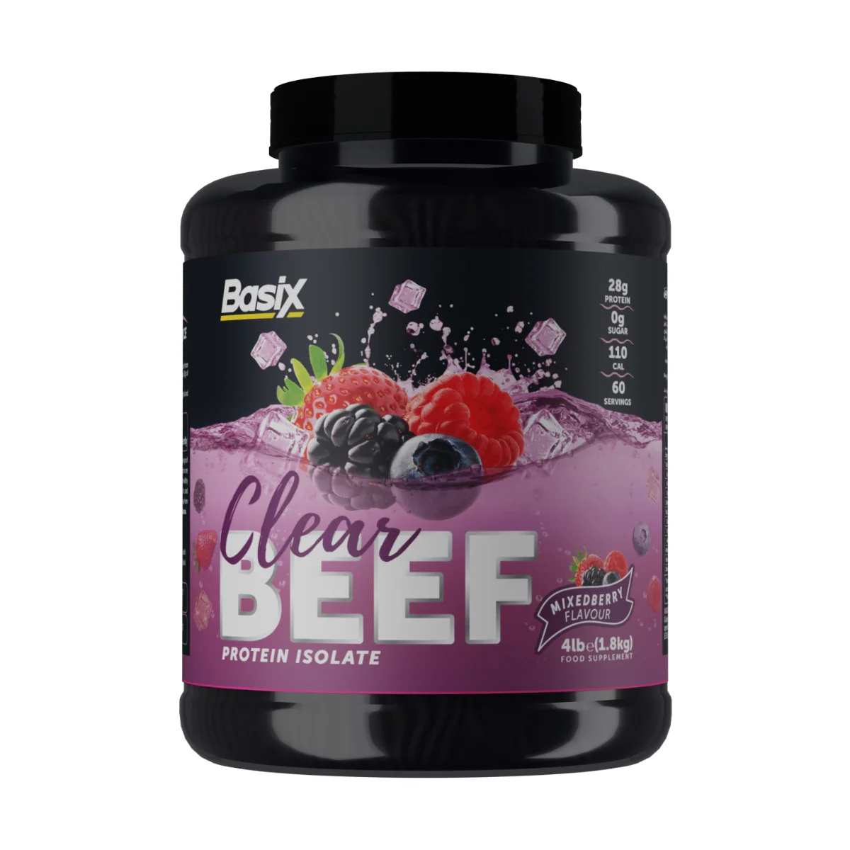 Basix Clear Beef Protein Isolate Mixed Berry 2kg