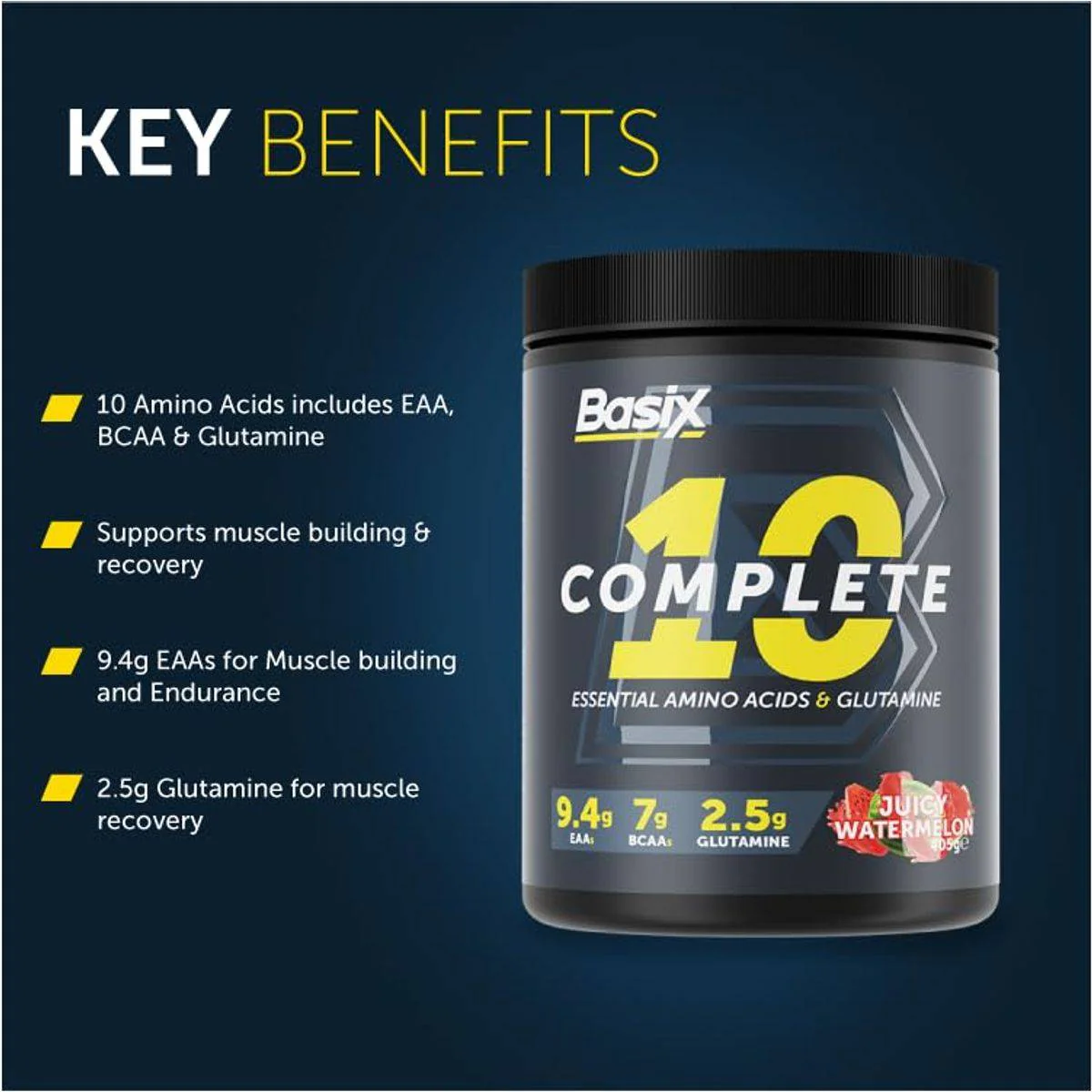 Basix Complete 10 Juicy Watermelon 405g - Image 5