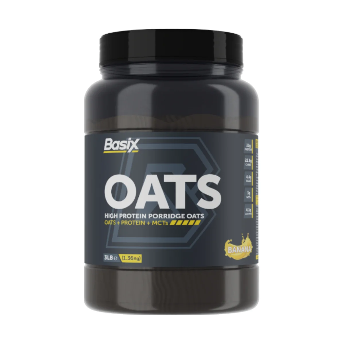 Basix High Protein Porridge Oats Banana 1.36kg