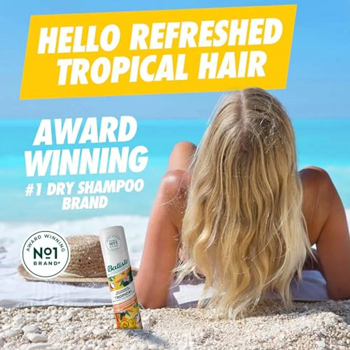 Batiste Dry Shampoo Tropical 200ml - Image 3